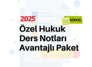 Özel Hukuk Ders Notları